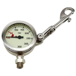 DirZone Finimeter SNAP SPG 52 mm 0-360 Bar with SHACKLE...