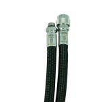 Miflex Inflator hose black 3/8&quot;M x Quick release 20 cm