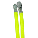 Miflex Inflator hose yellow 3/8&quot;M x Quick release