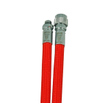 Miflex Inflator hose red 3/8&quot;M x Quick release 90 cm